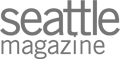 The image features the logo for "Seattle Magazine" in gray lowercase letters.